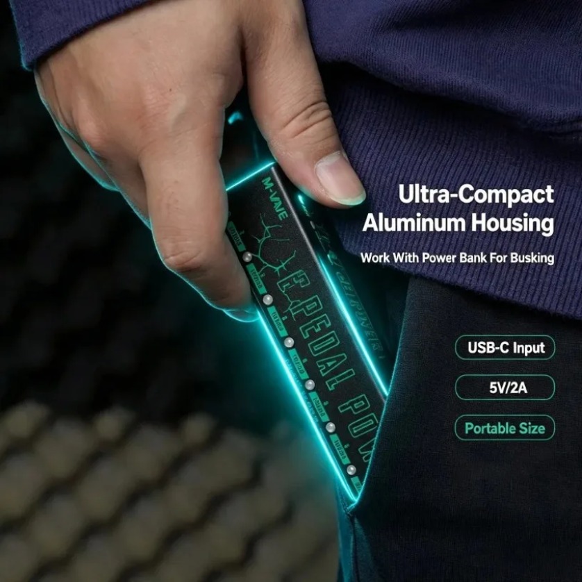 コンパクトな8チャンネル分離型ペダル電源、DC 9V USB - Power Supply のレビューと価格