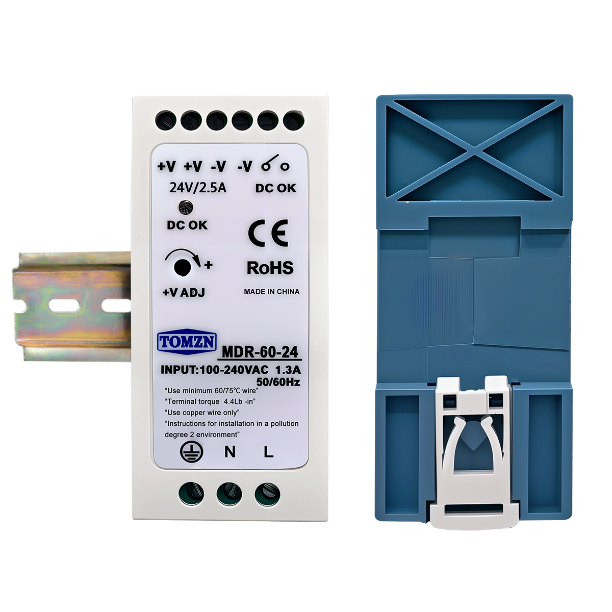 TOMZN DINレールEDR MDR 20W 60W 75 - Smps Power Supply のレビューと価格