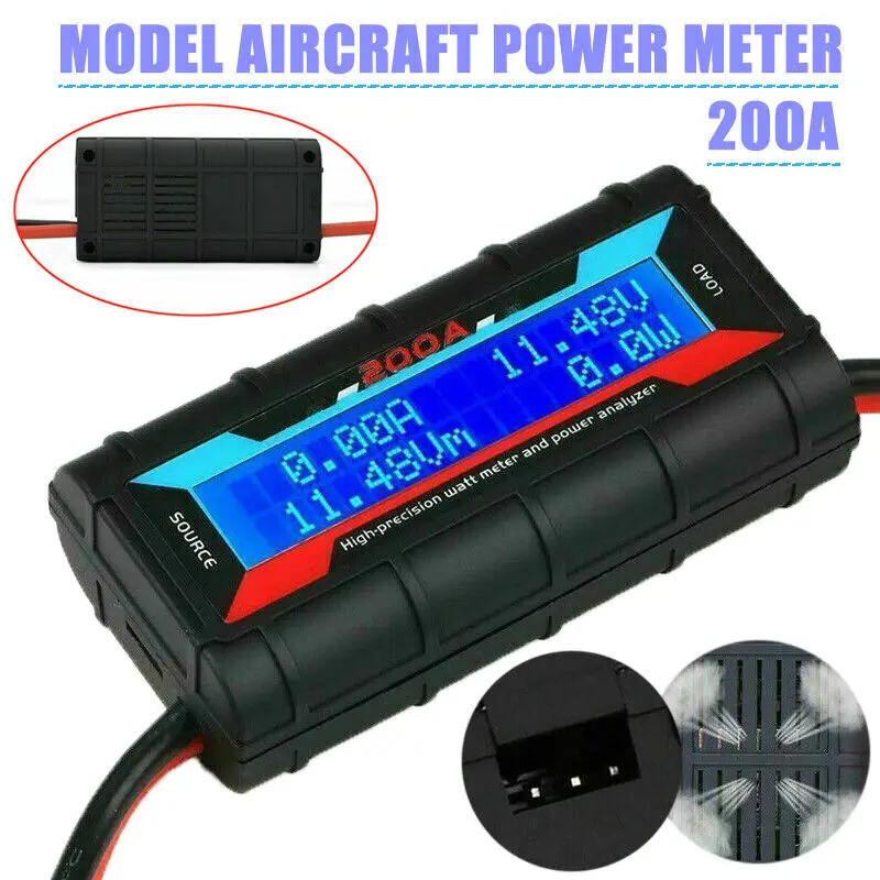 LCD 200A 60V デジタルワイヤレスバッテリーテスタ - Power Supply Tester のレビューと価格