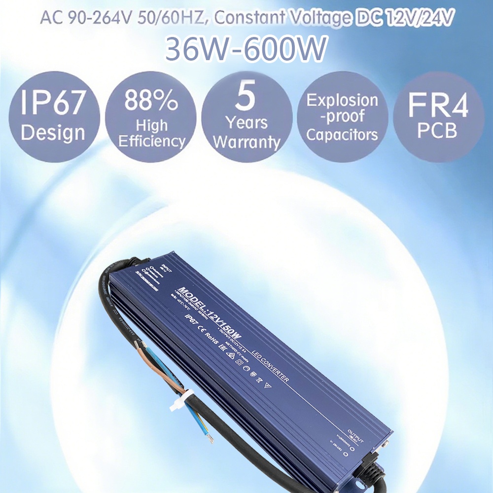 IP67防水入力110V-265V出力12V/24V 36W - Power Supply 500W のレビューと価格
