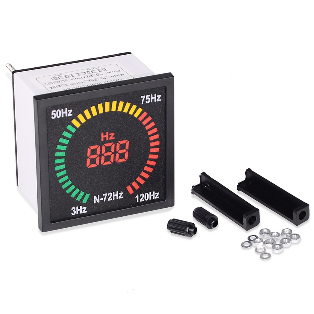 3-120HZ スクエアパネルデジタル周波数計 AC 220 - Power Supply Tester のレビューと価格