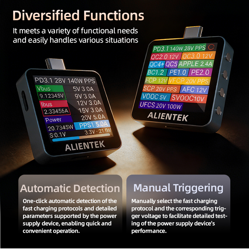 ALIENTEK C2 Type C USBテスター 高速充 - Power Supply Tester のレビューと価格