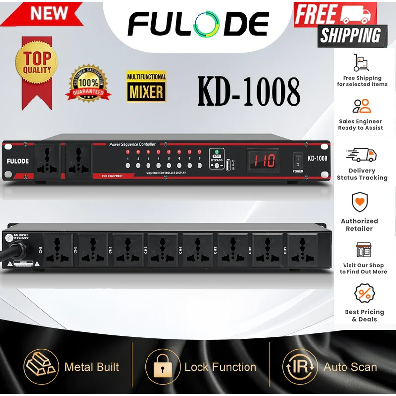 10ウェイ高出力シーケンサーレギュレーター - 8個の独立ス - Power Supply のレビューと価格